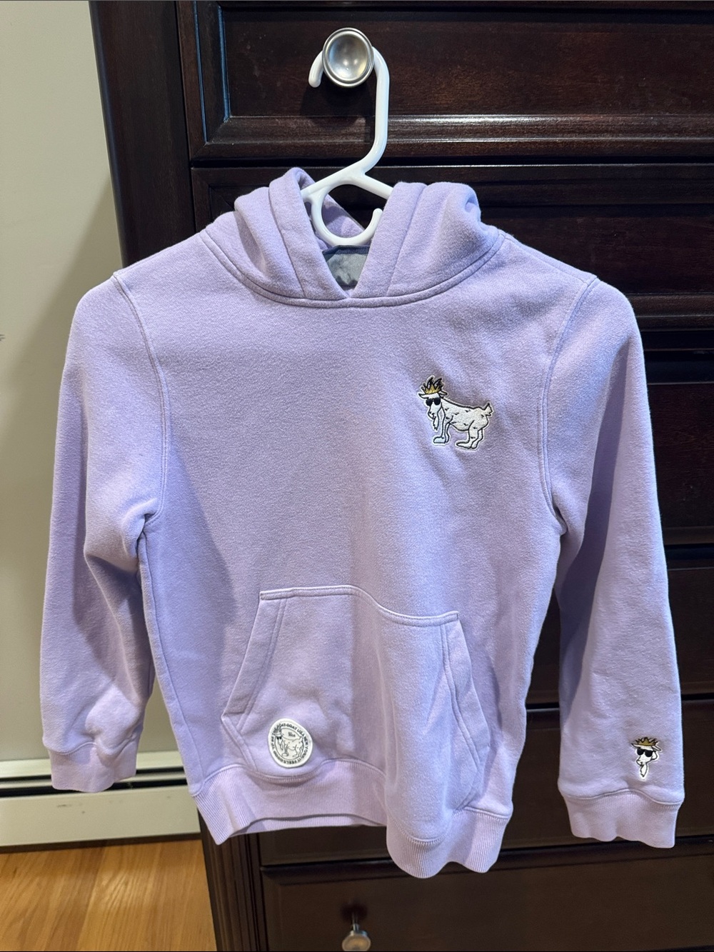 GOAT Kids' Lavender Hooded Sweatshirt
